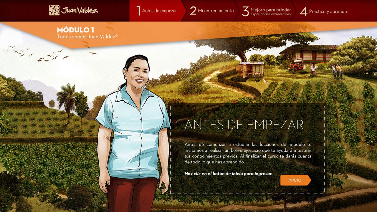 eLearning visual design — interactive courseware interface sample 4 by Alvaro Martinez